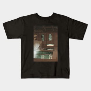 Hoshi Hotsprings in Joshu by Kawase Hasui Kids T-Shirt